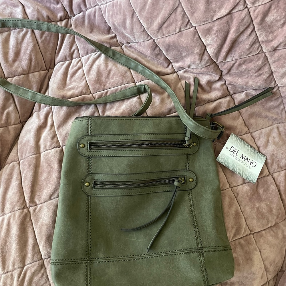 Olive Green Crossbody Bag